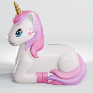 Snuggle Box Unicorn Piggy Bank